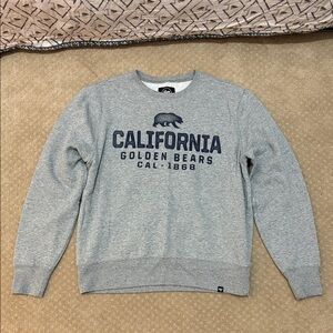 California Golden Bears Crewneck Sweatshirt, Heather Grey, Size L